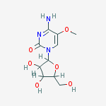 Structure of 4-amino-1-[3,4-dihydroxy-5-(hydroxymethyl)oxolan-2-yl]-5-methoxypyrimidin-2-one