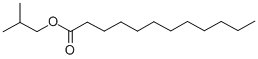 Structure of LAURIC ACID ISOBUTYL ESTER