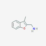Structure of 1-(3-methyl-1-benzofuran-2-yl)methanamine(SALTDATA: FREE)