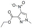 Structure of 1H-Pyrazole-3-carboxylicacid, 1-methyl-4-nitro-, ethyl ester
