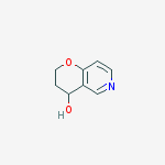 3,4-dihydro-2h-pyrano[3,2-c]pyridin-4-ol结构式