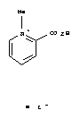 Pyridinium,2-carboxy-1-methyl-, iodide (1:1)结构式