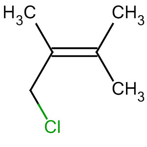 2-Butene, 1-chloro-2,3-dimethyl-结构式