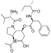 Structure of (S)-N-[(S)-2-Methyl-1-oxobutyl]-L-phenylalanine (S)-1-[(2S,3S)-3-acetoxy-1-[(S)-2-amino-3-methyl-1-oxobutyl]-2-pyrrolidinyl]-2-carboxyethyl ester