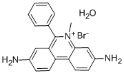 Structure of DIMIDIUM BROMIDE MONOHYDRATE