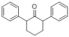 Chemical structure of 2,6-DIPHENYLCYCLOHEXANONE