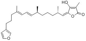 Structure of 5-[(2S,6S,7E,9E)-13-(3-Furyl)-2,6,10-trimethyl-7,9-tridecadienylidene]-4-hydroxy-3-methylfuran-2(5H)-one