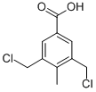 Structure of 3,5-BIS-CHLOROMETHYL-4-METHYL-BENZOIC ACID