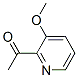 1-(3-methoxypyridin-2-yl)ethanone结构式