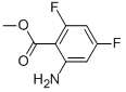 Structure of BENZOIC ACID,2-AMINO-4,6-DIFLUORO-,METHYL ESTER
