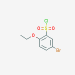Structure of 5-Bromo-2-ethoxy-benzenesulfonyl chloride