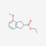 Structure of Ethyl 4-Methoxy-2,3-Dihydro-1H-Indene-2-Carboxylate