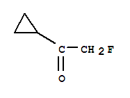 Structure of Ethanone,1-cyclopropyl-2-fluoro-