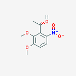 Structure of (1S)-1-(2,3-dimethoxy-6-nitrophenyl)ethanol