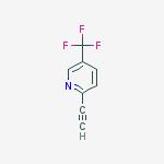 Structure of 2-Ethynyl-5-(trifluoromethyl)pyridine