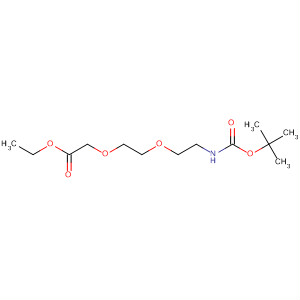 5,8,11-Trioxa-2-azatridecanoic acid, 10-oxo-, 1,1-dimethylethyl ester结构式