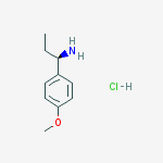 Structure of (R)-1-(4-METHOXYPHENYL)PROPAN-1-AMINE-HCl