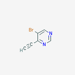 Structure of 5-bromo-4-ethynylpyrimidine