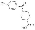 Structure of 1-(4-Chloro-benzoyl)-piperidine-4-carboxylic acid