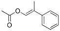 Structure of (E)-2-phenylpropenyl acetate