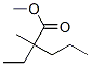 Structure of 2-Ethyl-2-methylvaleric acid methyl ester