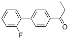 Structure of 1-(2-FLUORO[1,1-BIPHENYL]-4-YL)PROPAN-1-ONE