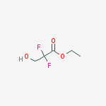 Structure of 2,2-DIFLUORO-3-HYDROXY-PROPIONIC ACID ETHYL ESTER