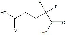 Structure of 2,2-Difluoropentanedioic acid