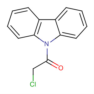 9H-Carbazole, 9-(chloroacetyl)-结构式