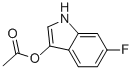 6-FLUORO-1H-INDOL-3-YL ACETATE结构式