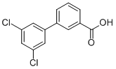 3,5-DICHLORO-BIPHENYL-3-CARBOXYLIC ACID结构式