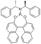 Structure of (+)-N,N-BIS[(1S)-1-PHENYLETHYL]-DINAPHTHO[2,1-D:1,2-F][1,3,2]DIOXAPHOSPHEPIN-4-AMINE, (11BR)