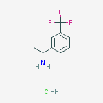 1-(3-Trifluoromethylphenyl)ethanamine HCl结构式