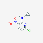 Structure of 6-chloro-N-cyclopropyl-3-nitropyridin-2-amine