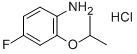 Structure of 4-FLUORO-2-ISOPROPOXYANILINE HYDROCHLORIDE
