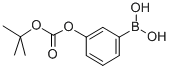 Structure of 3-(TERT-BUTOXYCARBONYL)PHENYLBORONIC ACID