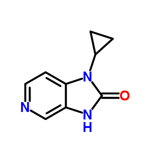 Structure of 1-Cyclopropyl-1,3-dihydro-2H-imidazo[4,5-c]pyridin-2-one