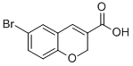 Structure of 6-BROMO-2H-CHROMENE-3-CARBOXYLIC ACID