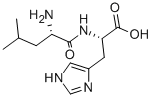 Structure of L-LEUCYL-L-HISTIDINE