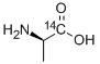 Structure of ALANINE, D-[1-14C]