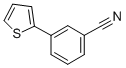 3-THIEN-2-YLBENZONITRILE结构式