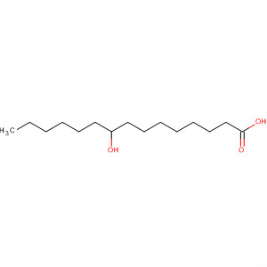Structure of Pentadecanoic acid, 9-hydroxy-
