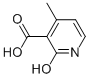 Structure of 2-Hydroxy-4-methylpridine-3-carboxylic acid