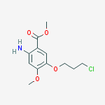 Structure of Methyl 2-amino-5-(3-chloropropoxy)-4-Methoxybenzoate