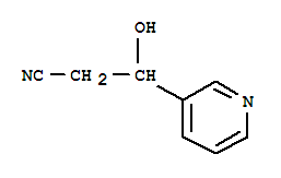 Structure of 3-Pyridinepropanenitrile,b-hydroxy-