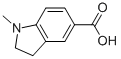 Structure of 1-Methylindoline-5-carboxylic acid 97%