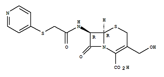 Structure of desacetyl cephapirin