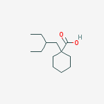 Structure of 1-(2-ethylbutyl)cyclohexanecarboxylic Acid