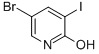 Structure of 5-BROMO-3-IODO-PYRIDIN-2-OL