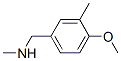 Structure of BENZENEMETHANAMINE, 4-METHOXY-N,3-DIMETHYL-